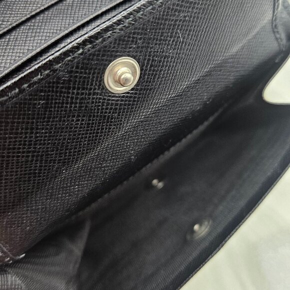 Prada Black Nylon and Leather Trifold Wallet - Picture 7 of 17
